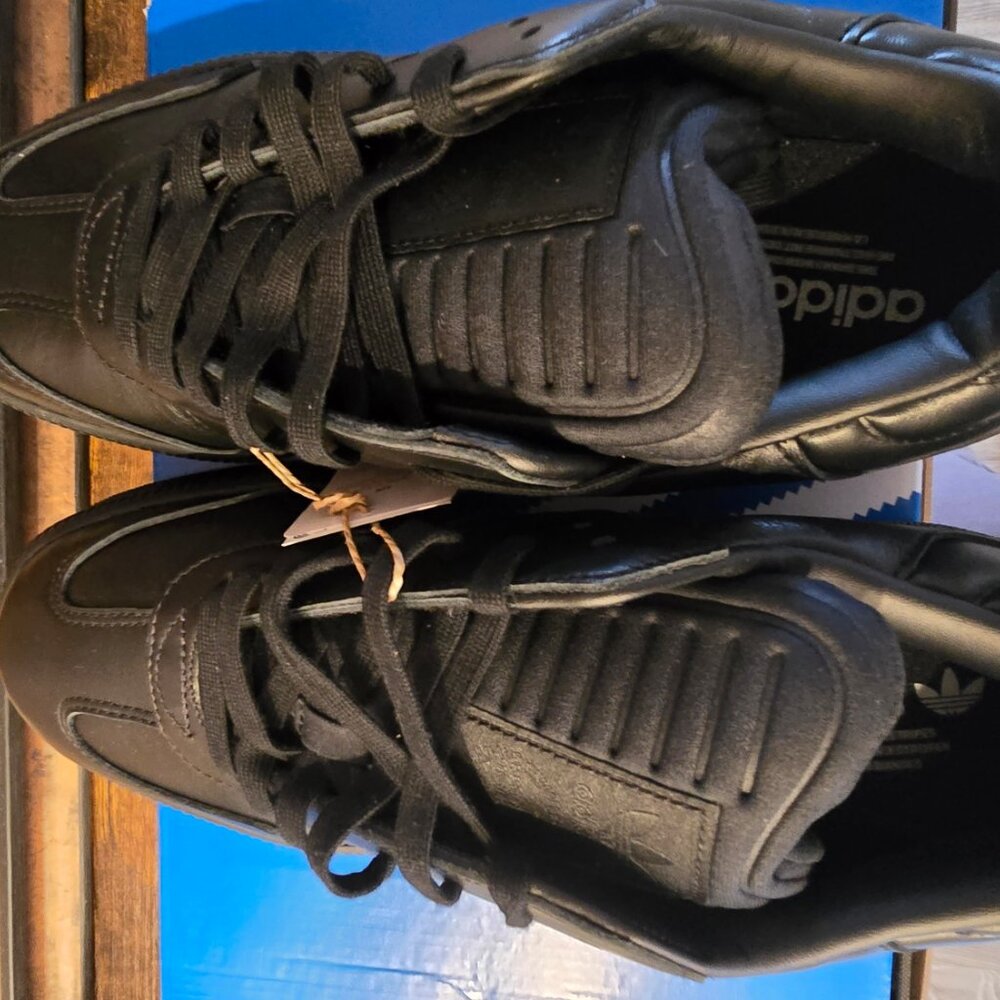 Adidas Samba XLG JI3195 Unisex Triple Black Originals Men's Size 10.5 Shoes NEW - Picture 8 of 10
